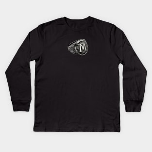 Inappropriate Use of the M Signet Ring Kids Long Sleeve T-Shirt